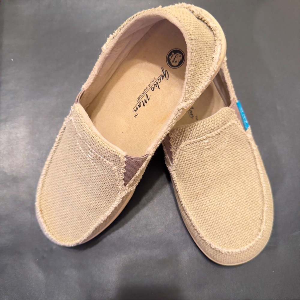 GECKOMAN Women Plantar Fasciitis
Canvas Loafer Sz 7